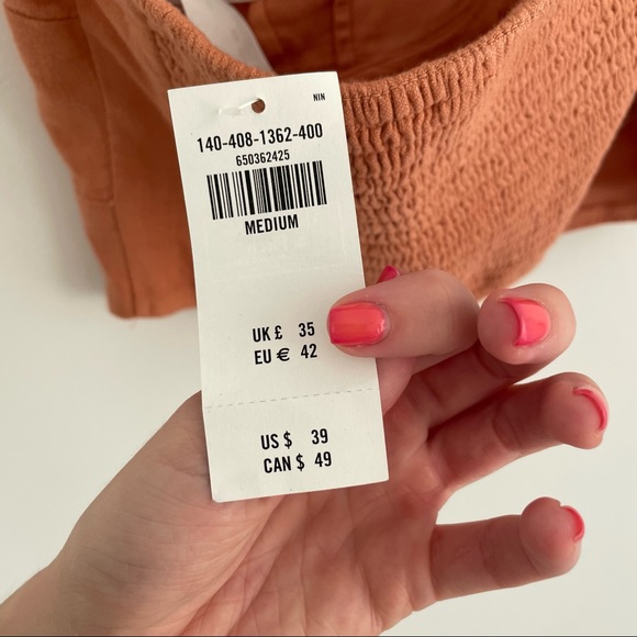 Abercrombie & Fitch Linen Blend Halter Top • NWT - Picture 7 of 9